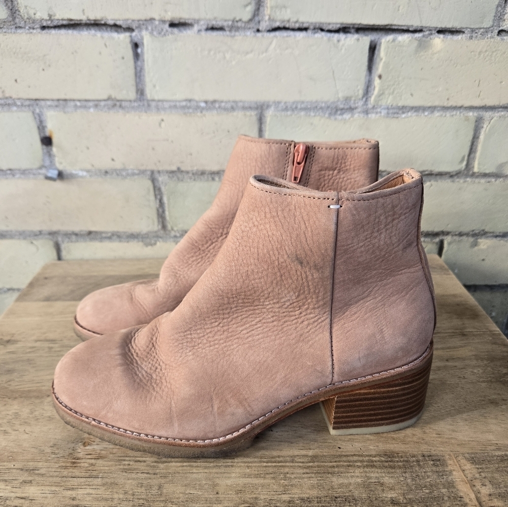 Clarks Leather Ankle Boots